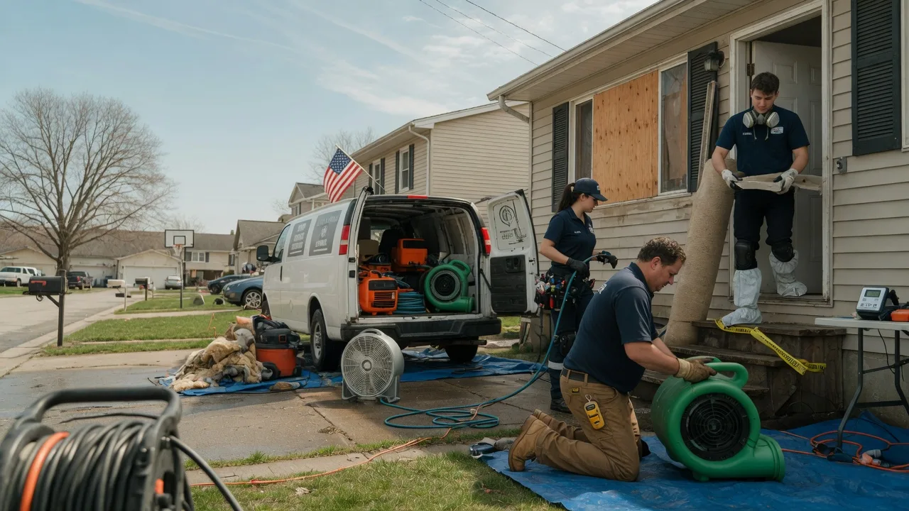 Water Damage Restoration in Bushland, TX near me